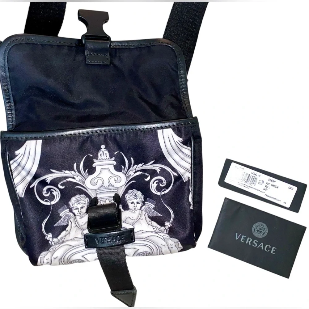 Versace Medusa Crossbody Bag Cherub Print - Picture 3 of 10